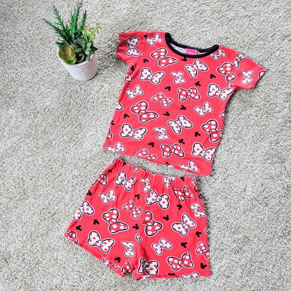 Disney Other - Minnie Mouse Girls Pajama Set